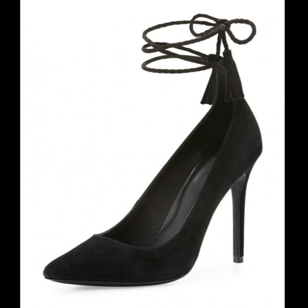 *NEW* Joie Angelynn Suede Ankle-Wrap Pump